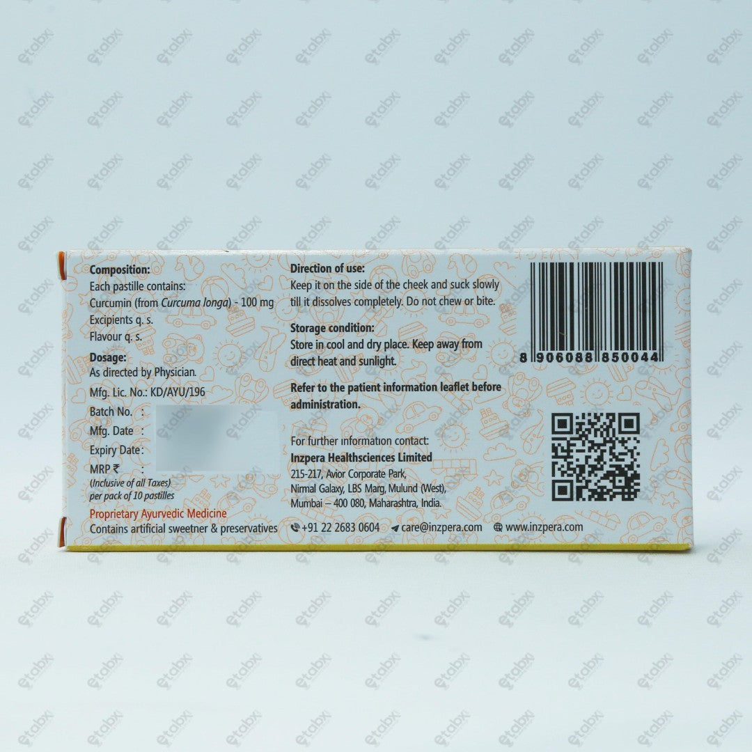 Curkey Pastilles 100mg Tablet 10's