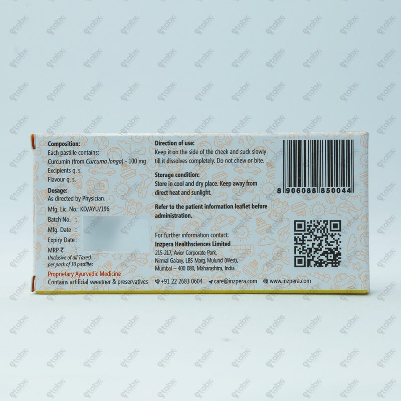 Curkey Pastilles 100mg Tablet 10's