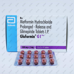 Gluformin G1 Tablet 15's