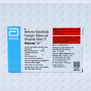 Gluformin G1 Tablet 15's