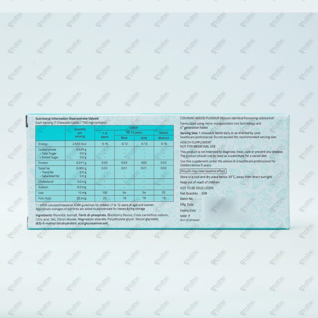 Tasiron 15 Chewable Tablet 10's