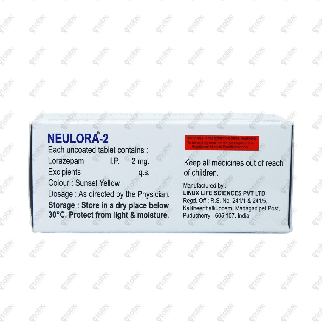 Neulora 2mg Tablet 10's