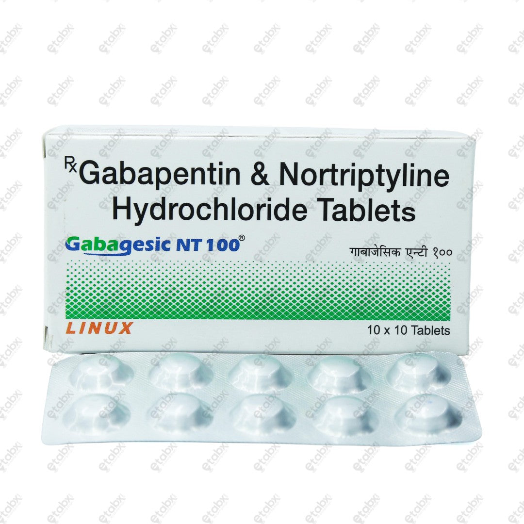 Gabagesic NT 100mg Tablet 15's