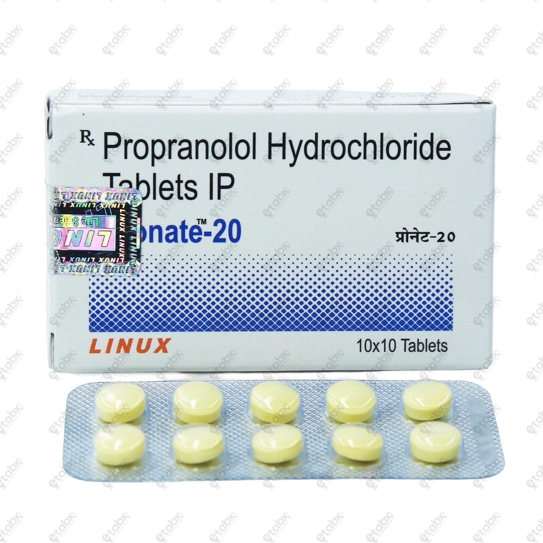 Pronate 20mg Tablets 10's