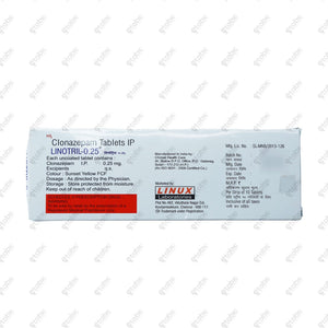 Linotril 0.25mg Tablet 10's