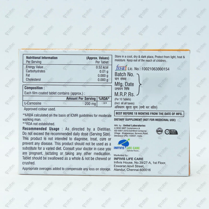 Cognisense Tablet 10's