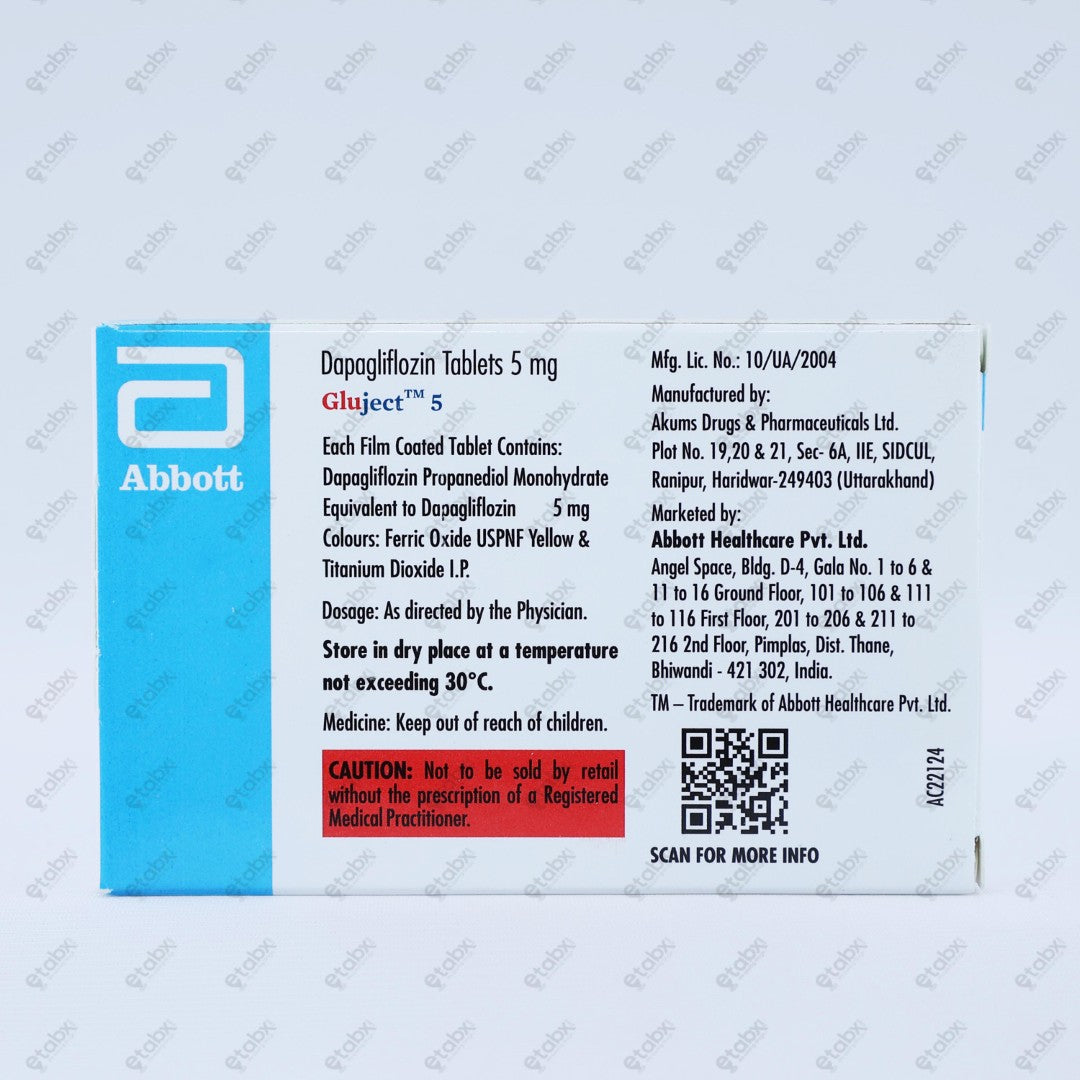 Gluject 5mg Tablet 15's