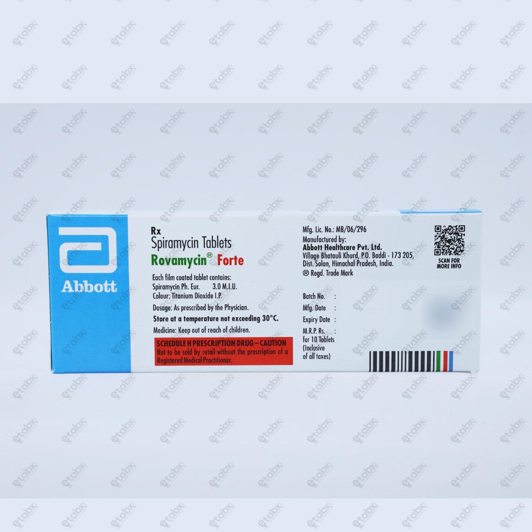 ROVAMYCIN FORTE Tablet 10's