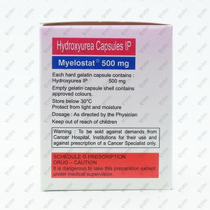Myelostat 500mg Capsule 10's