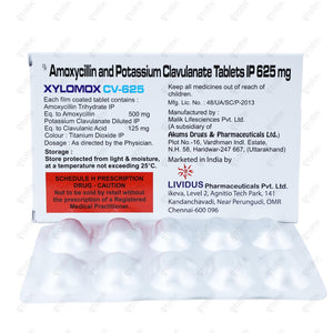 XYLOMOX CV 625mg Tablet 10's