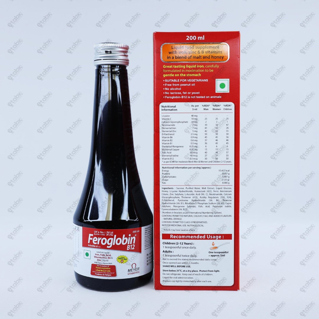 Feroglobin B12 Syrup 200ML
