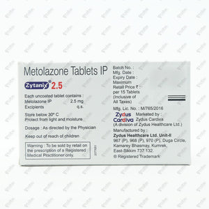 ZYTANIX 2.5 Tablet 15's