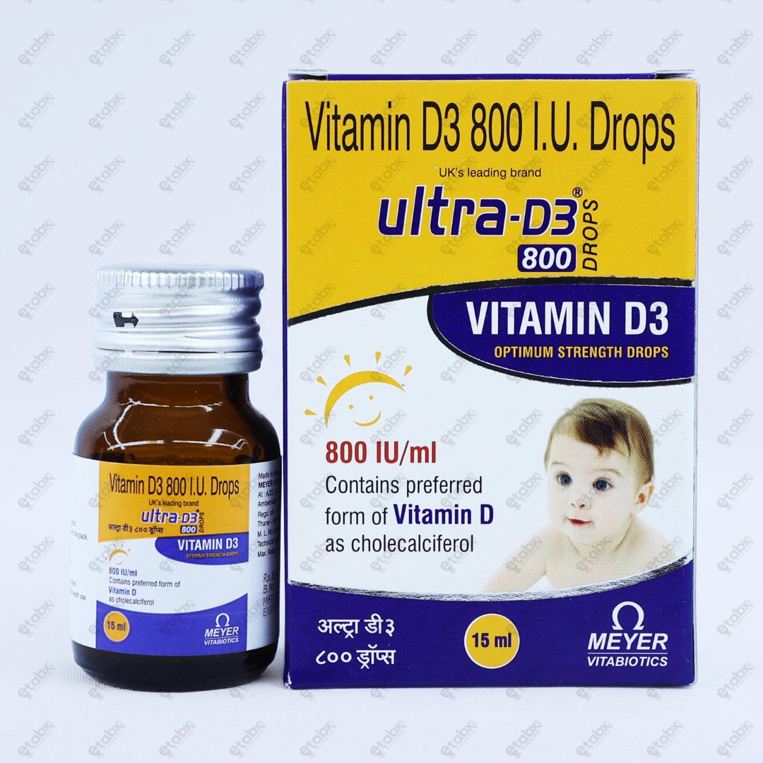 Ultra D3 800 Drops 15ml