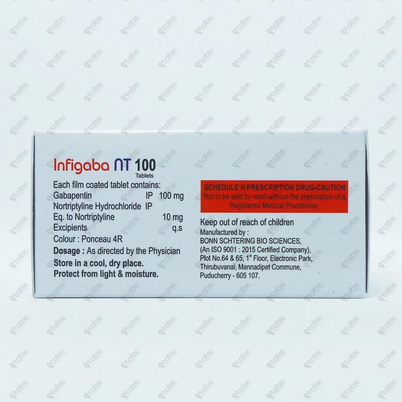 Infigaba NT 100mg Tablet 10's