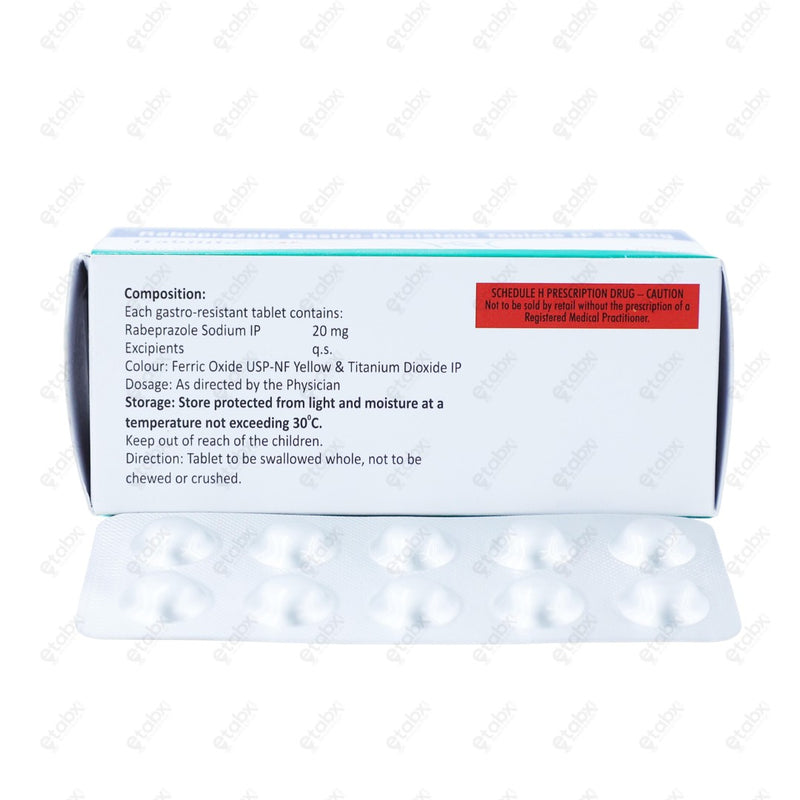 RABILIFE 20mg Tablet 10's