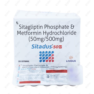 Sitadus 50 M Tablet 10's