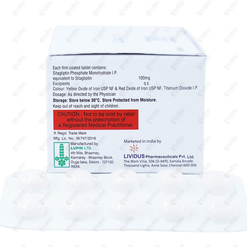 Sitadus 100mg Tablet 10's