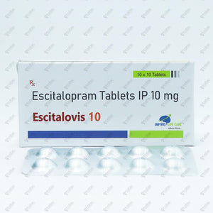 Escitalovis 10MG Tablet 10's