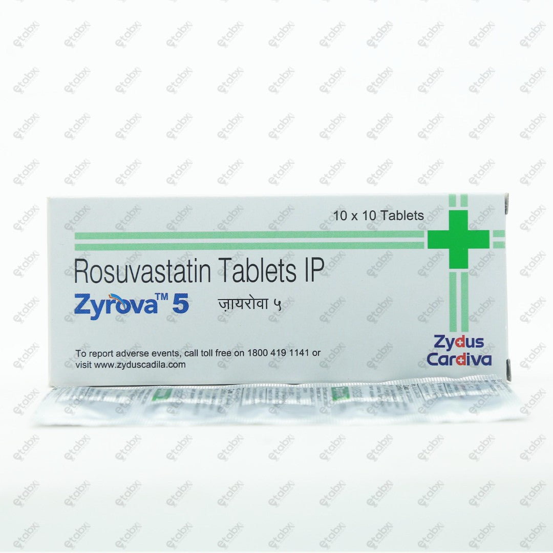 Zyrova 5 Tablet 10's