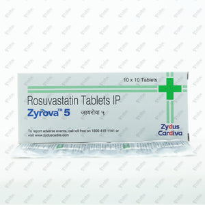 Zyrova 5 Tablet 10's