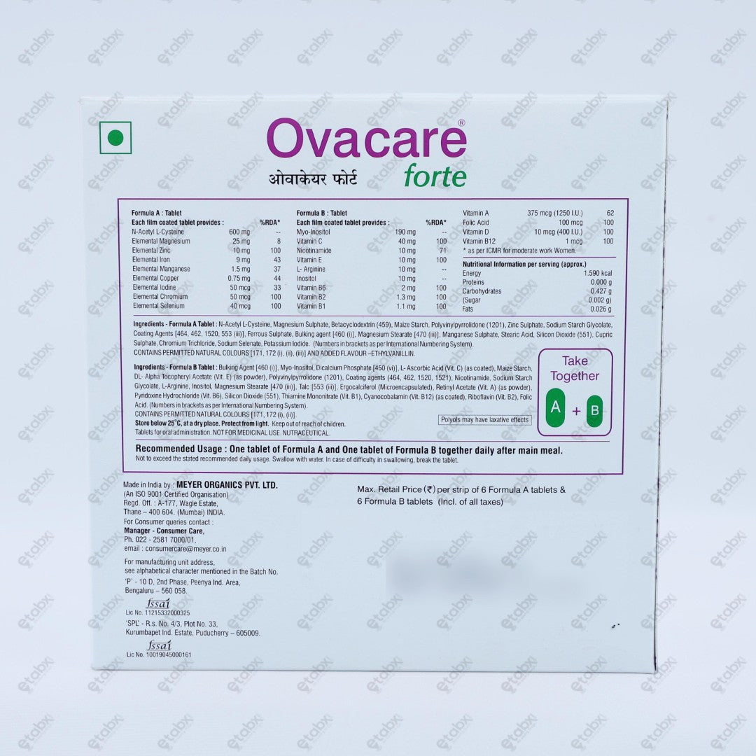 Ovacare Forte Tablet 12s