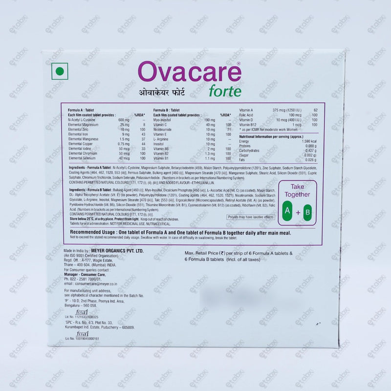 Ovacare Forte Tablet 12s