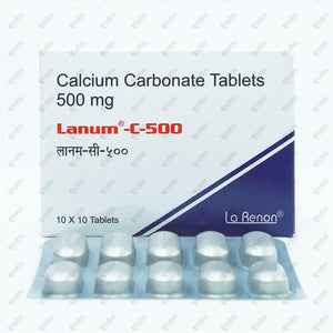 LANUM C 500 Tablet 10's