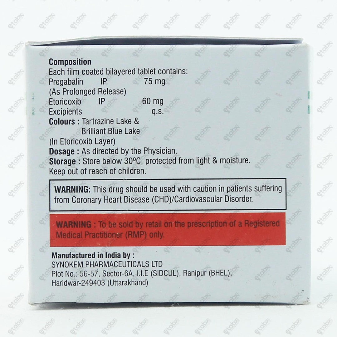 Nucoxia PG Tablet 10's