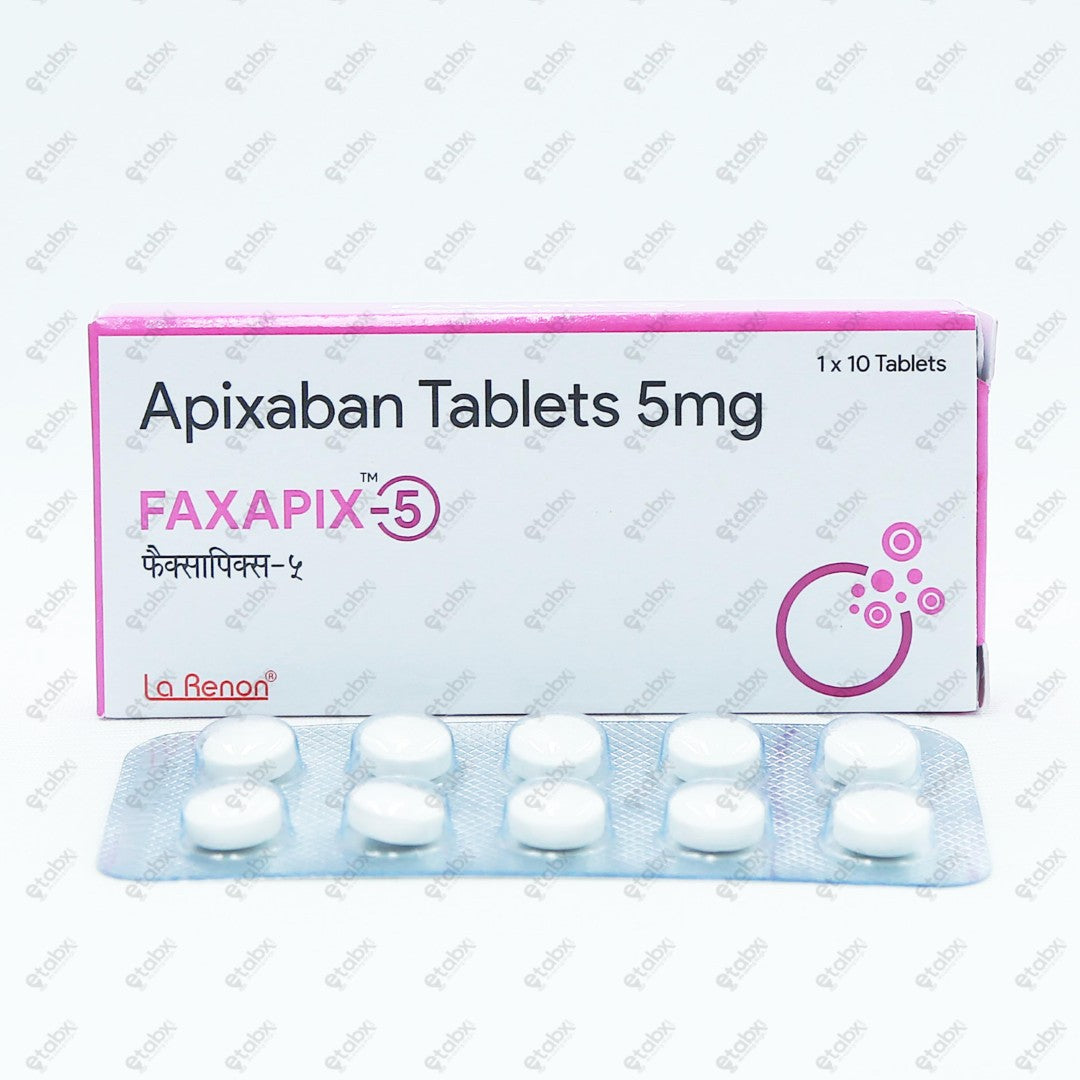 FAXAPIX 5MG TAB 10's