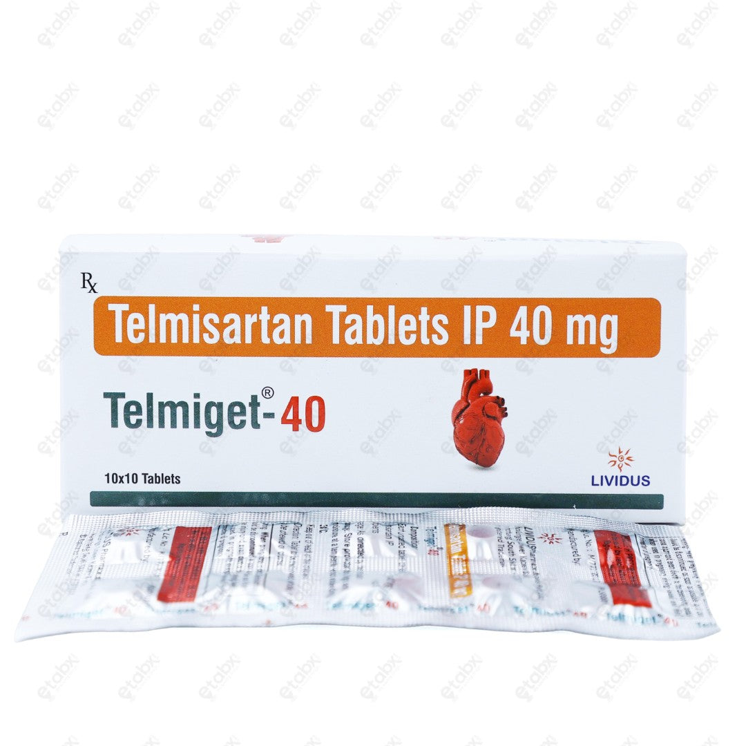 Telmiget 40mg Tablet 10's