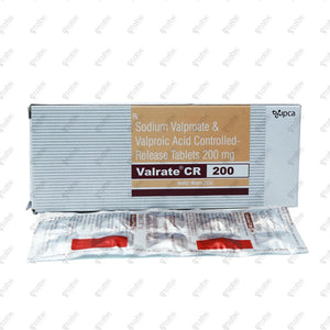 Valrate CR 200MG Tablet 10's