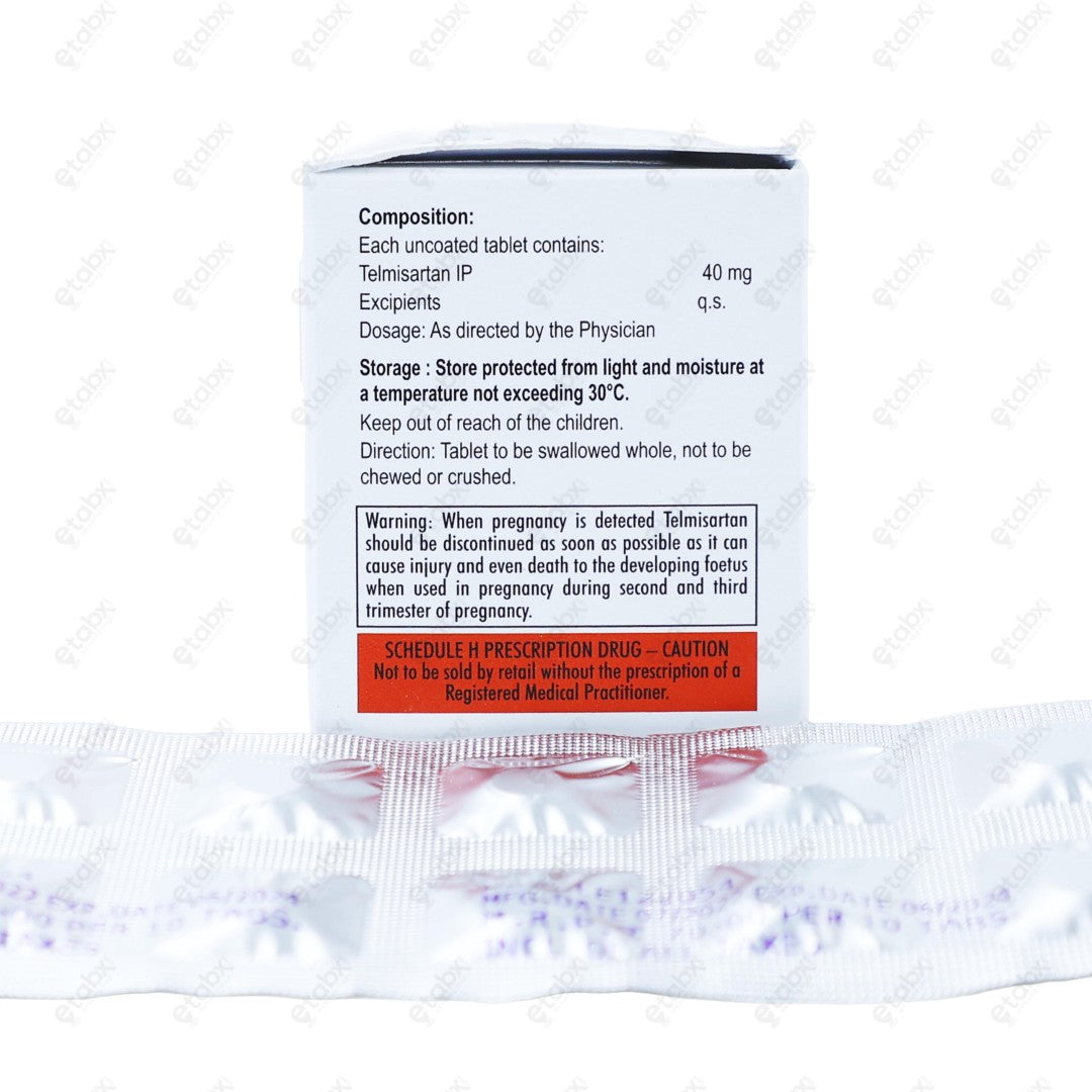Telmiget 40mg Tablet 10's