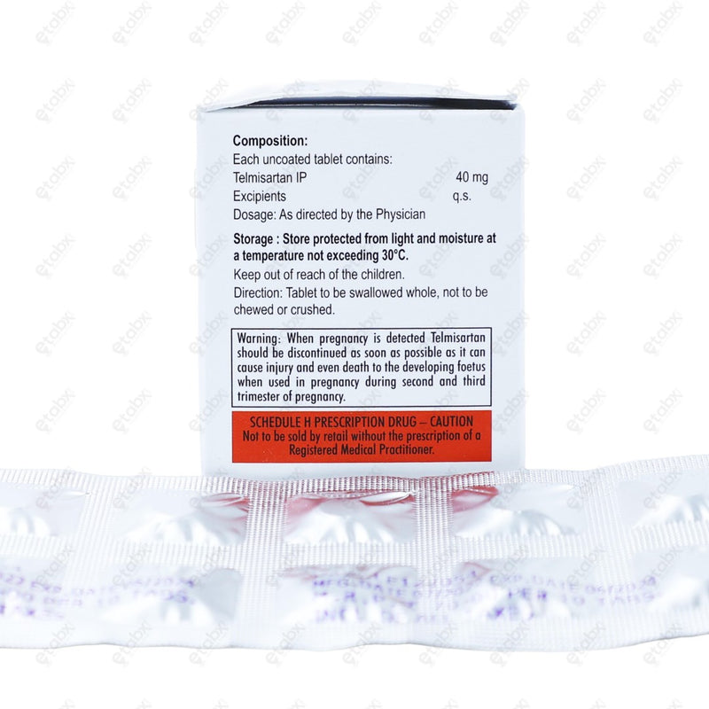 Telmiget 40mg Tablet 10's