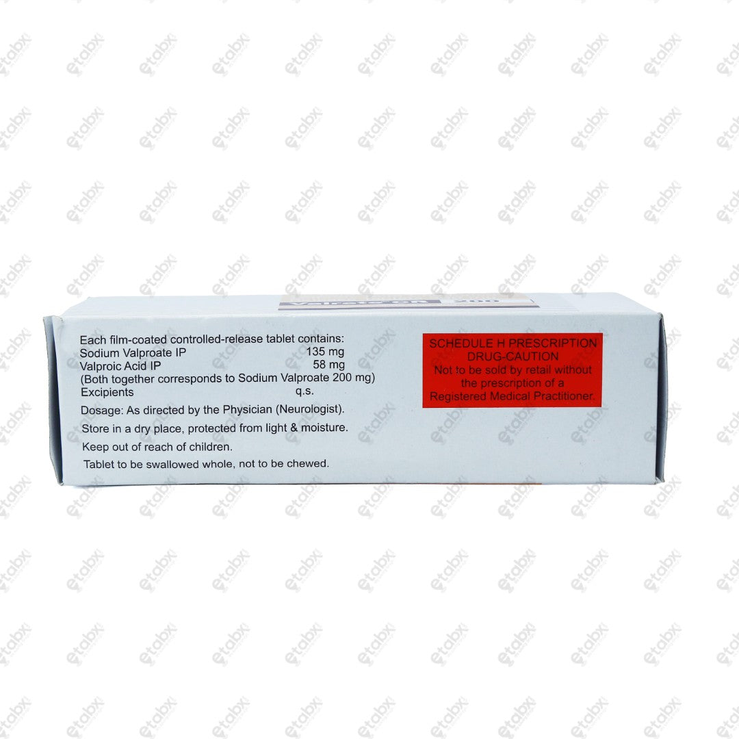 Valrate CR 200MG Tablet 10's