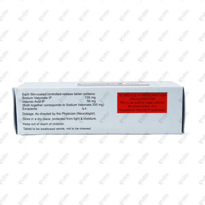 Valrate CR 200MG Tablet 10's