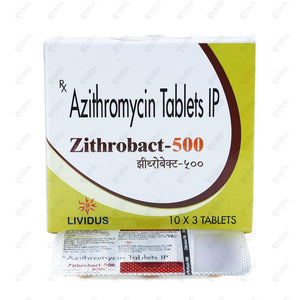ZITHROBACT 500mg Tablet 3's