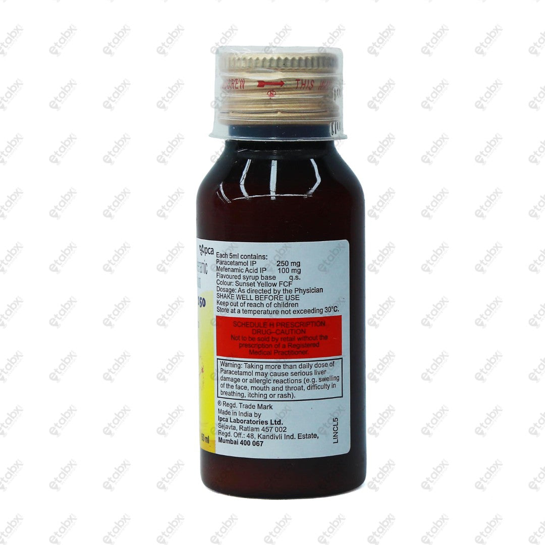 Pacimol MF 250mg Syrup