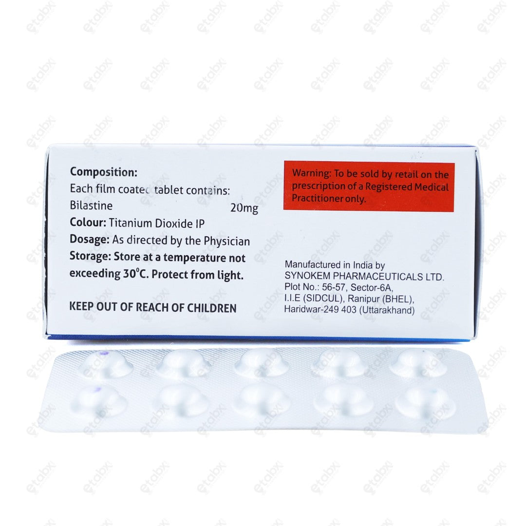 Bilvaz 20mg Tablet 10's