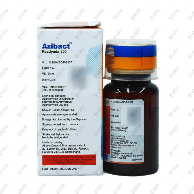 Azibact 200mg Suspension 15ml