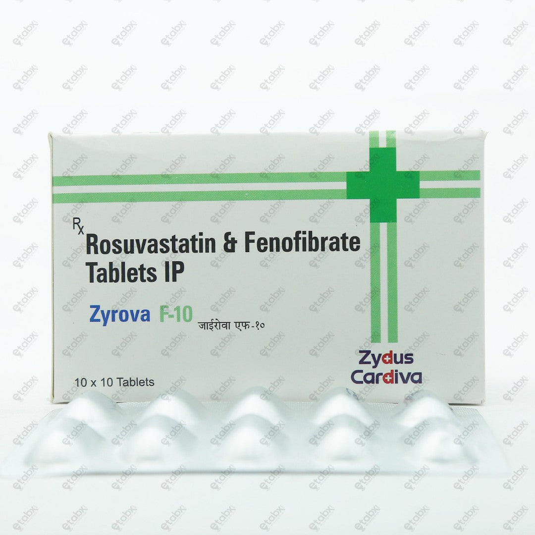 Zyrova F-10 Tablet 10's