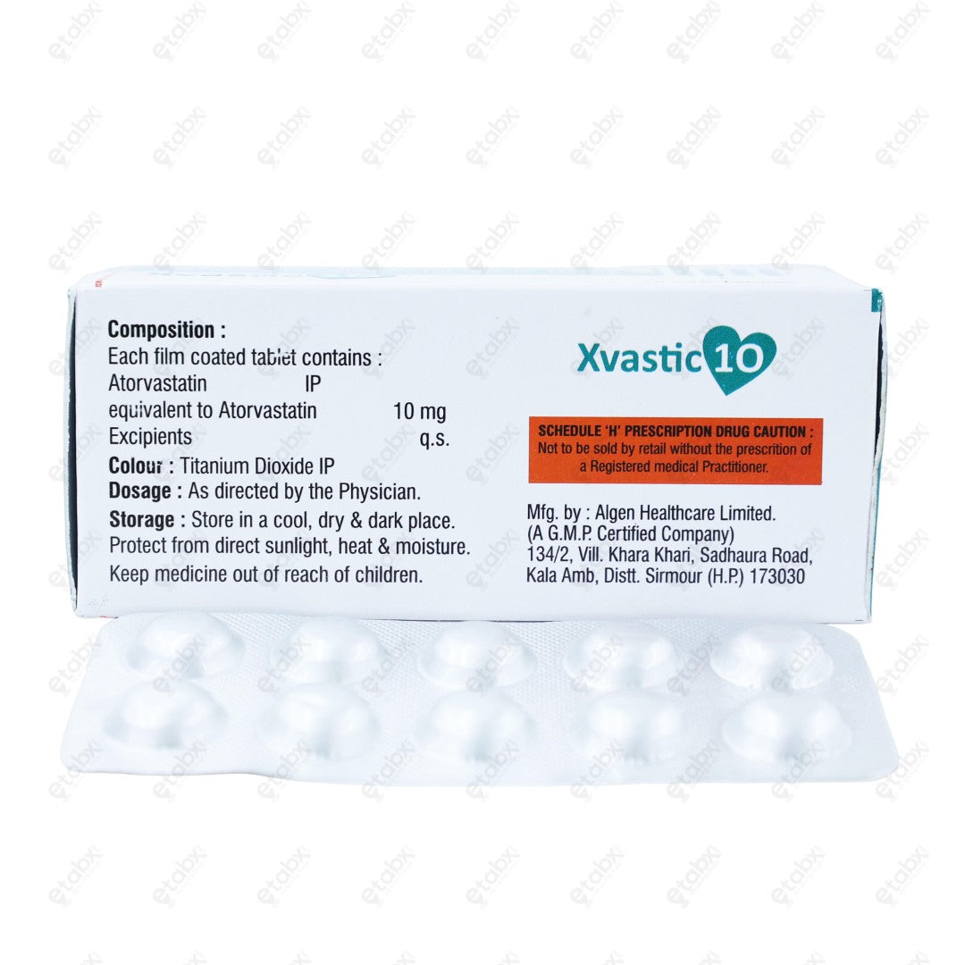 Xvastic 10mg Tablet 10s