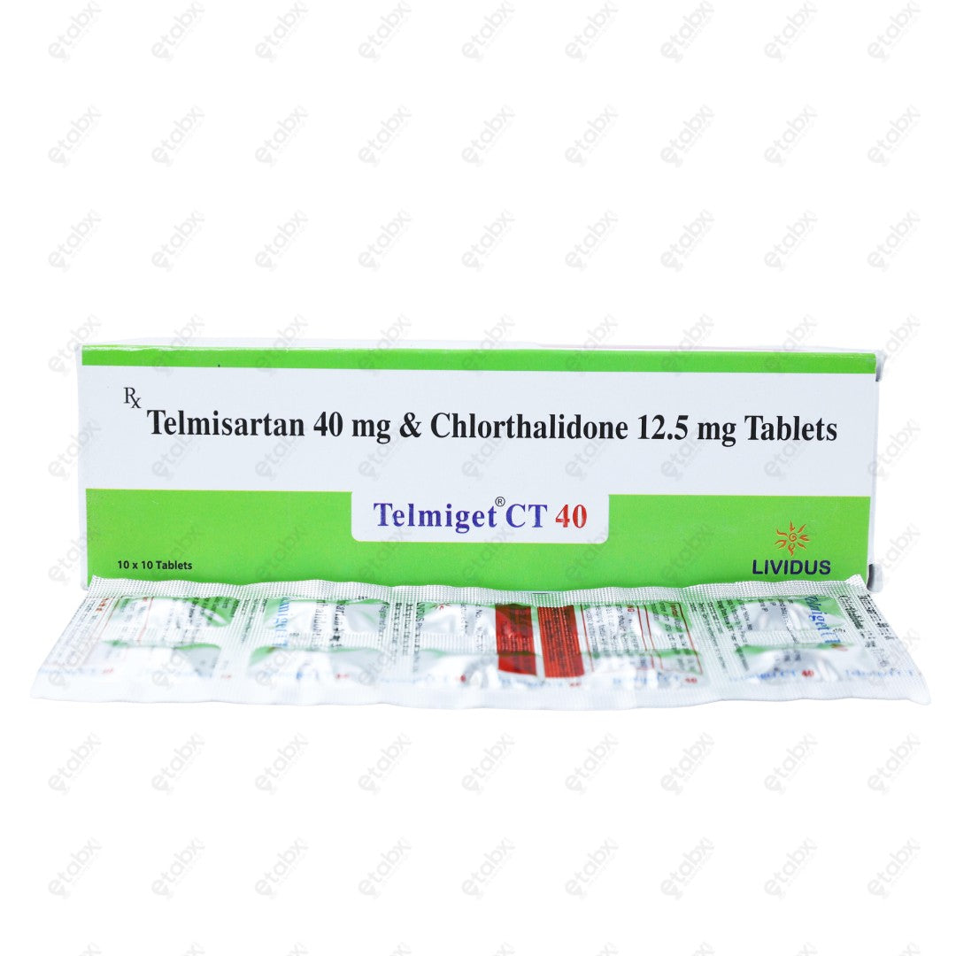 Telmiget CT 40mg Tablet
