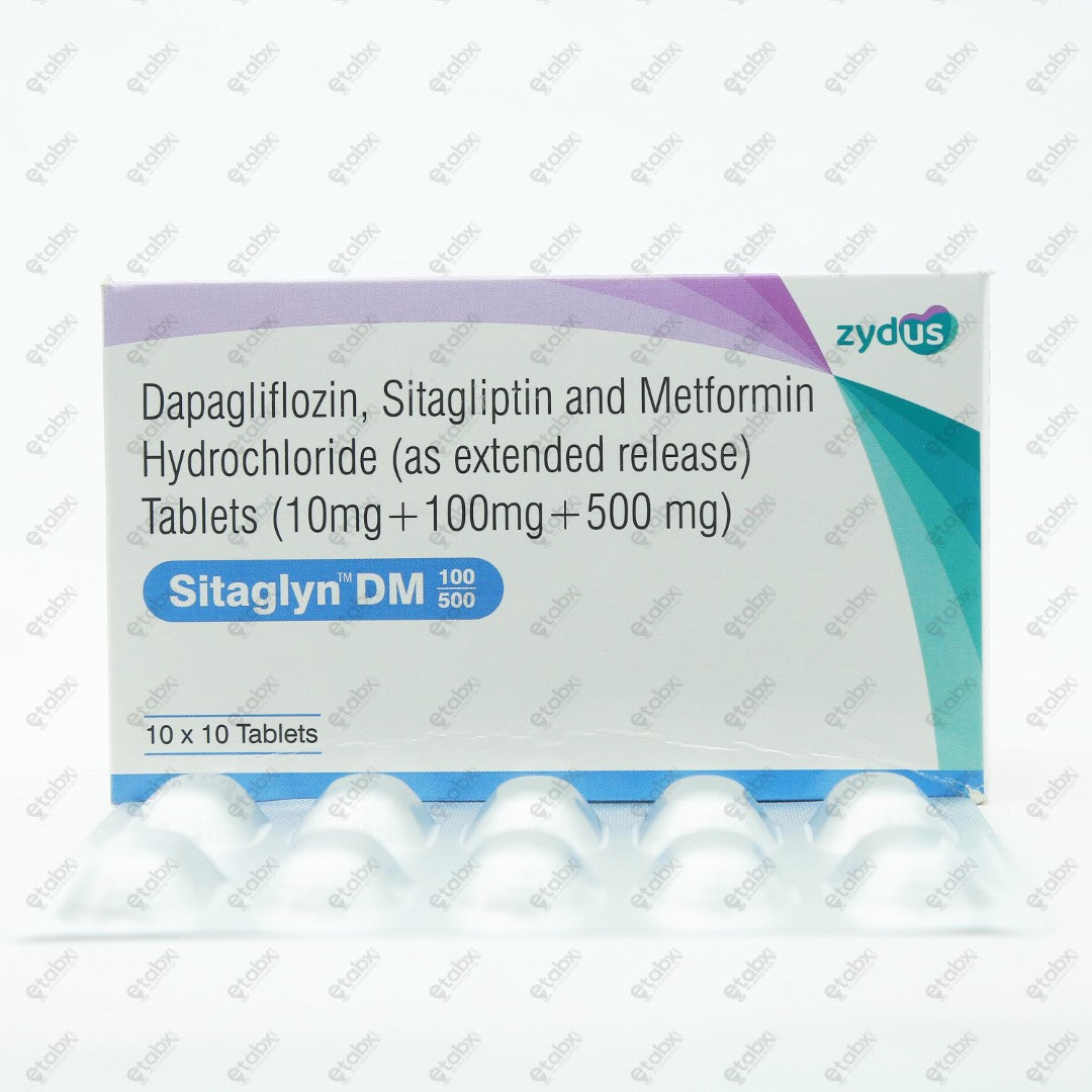 SITAGLYN DM 100/500 Tablets 10's