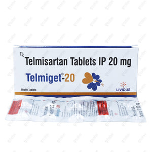 Telmiget 20mg Tablet 10's
