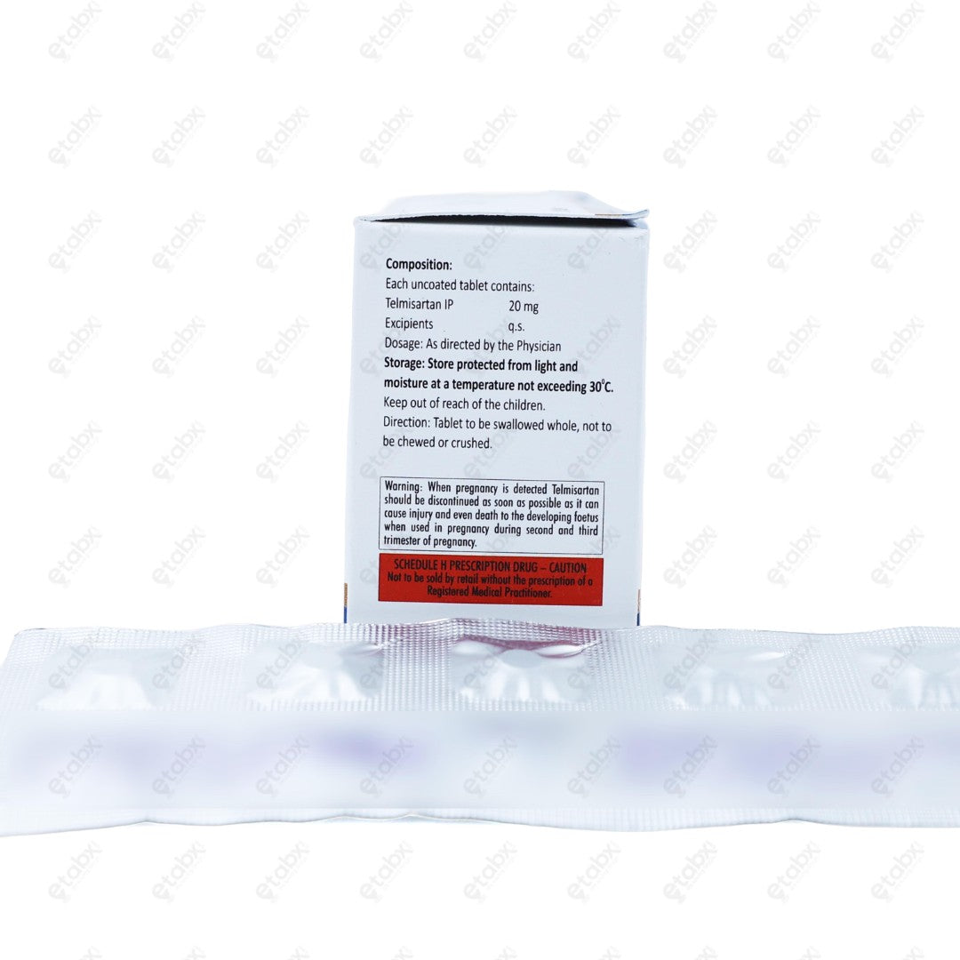 Telmiget 20mg Tablet 10's