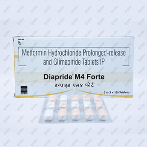 Diapride M4 Forte Tablets 15's