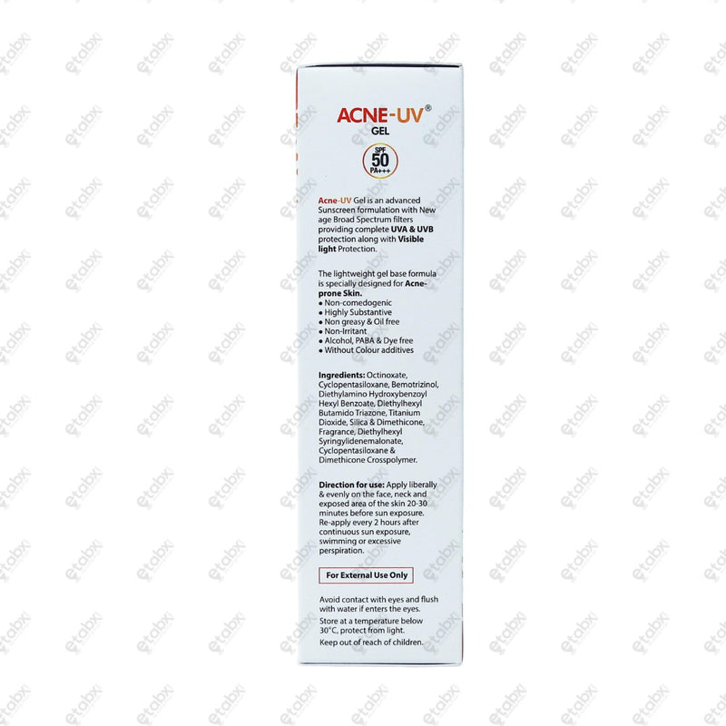 Acne UV SPF 50 Cream 50gm