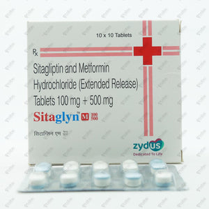 Sitaglyn M 100/500 Tablet 10's
