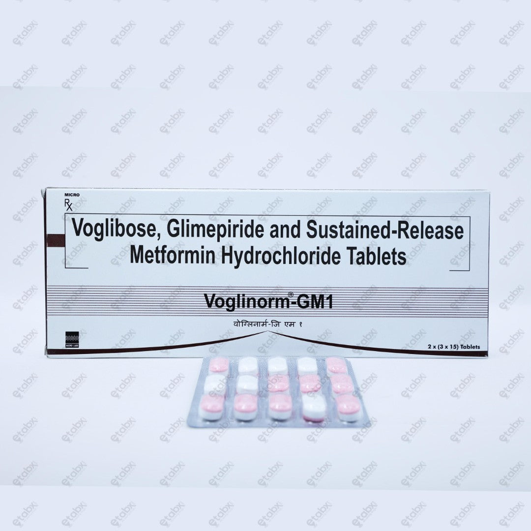 Voglinorm GM 1 Tablets 15's