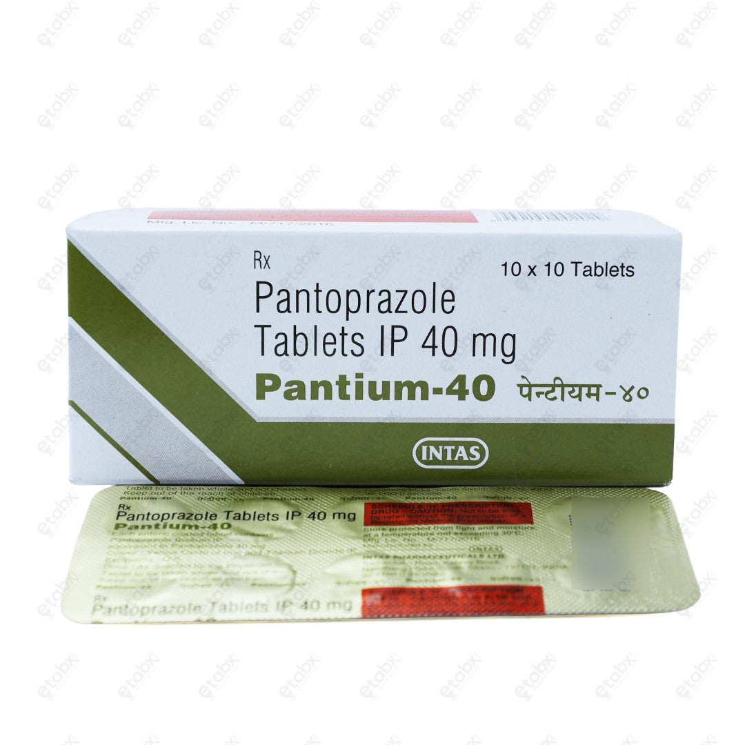 Pantium 40mg Tablet 10's